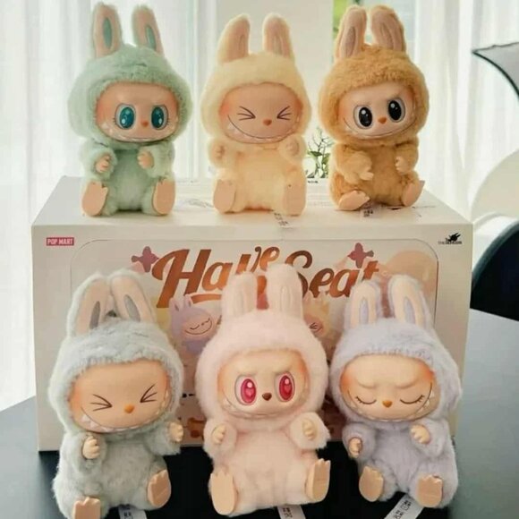 Labubu The Monster Have A Seat Vinyl Plush (1 Blind Box) - Picture 1 of 9